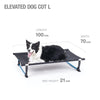 Elevated Dog Cot Black / Large 