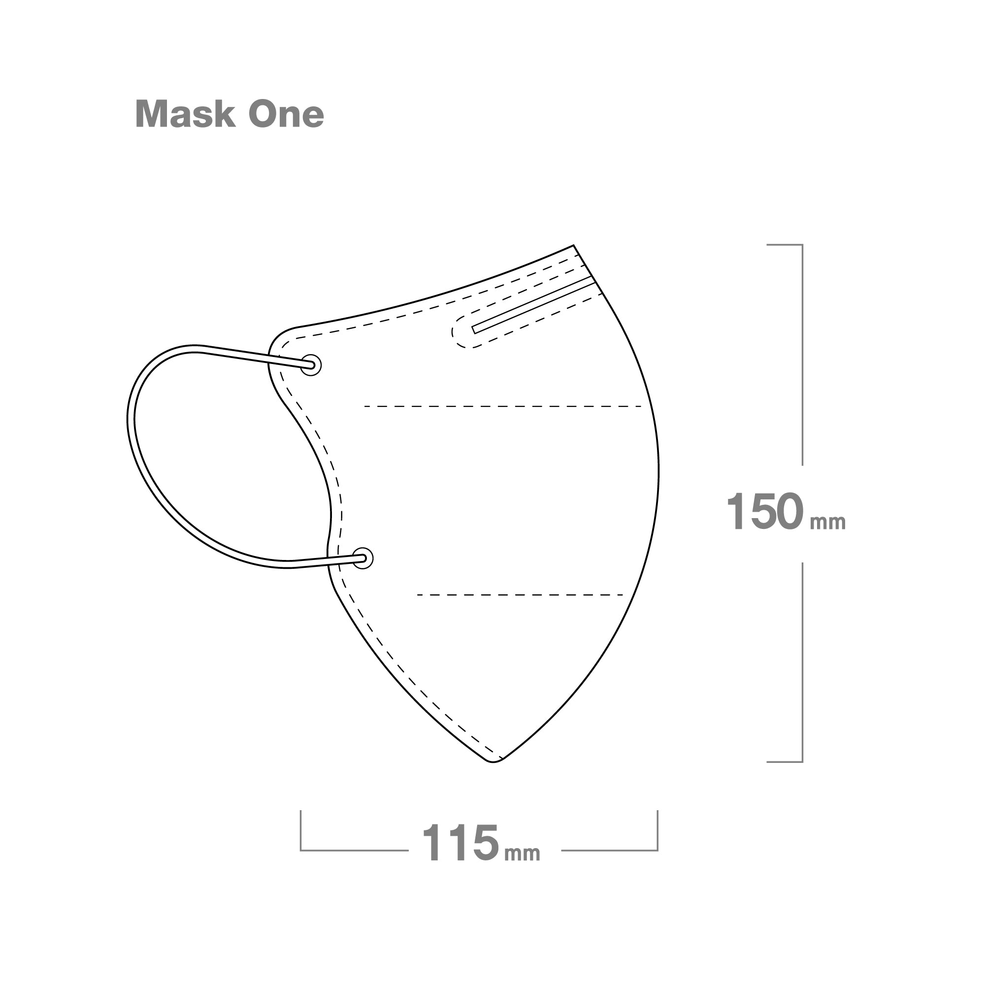 Helinox Mask One (KF94) - Box of 50 | Free Shipping & 5 Year Warranty