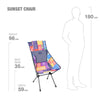 Sunset Chair Rainbow Bandana 